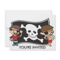 Young Swashbucklers Customize Text invitations by Pirate_Spirit Young Swashbucklers Customize Text invitations