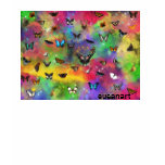 young t-shirt with butterflies