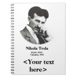 Young Tesla Spiral Notebook