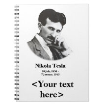 Young Tesla Spiral Notebook