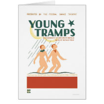 Young Tramps Dance 1936 WPA cards by lc_wpa Young Tramps Dance 1936 WPA cards