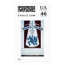 Young Tramps Dance 1936 WPA Postage Stamps