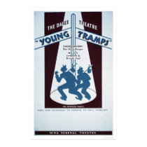 Young Tramps Dance 1936 WPA posters