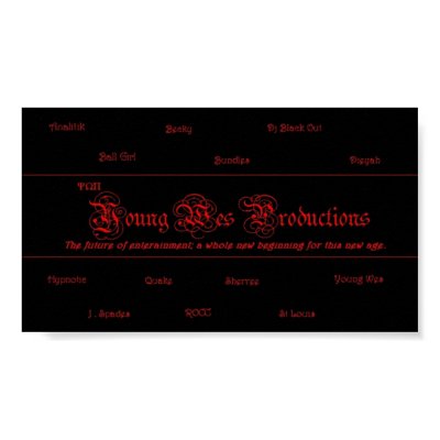 Young Wes Productions Poster by youngwes