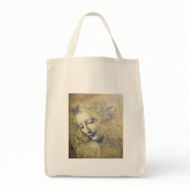 young woman 2 canvas bag
