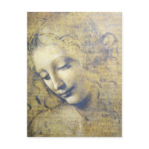 young woman 2 postcards