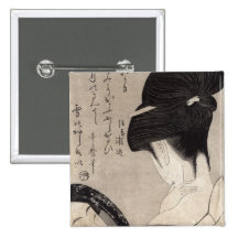 Young woman applying make-up, c.1795-96 pin