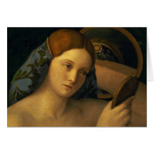 Young Woman at her Toilet Card