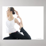 young woman beauty,yoga 2 posters