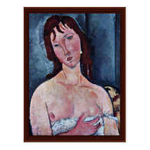 Young Woman By Modigliani Amedeo Post Cards