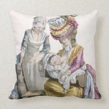 Young Woman in a Dress 'a la Levite' Breastfeeding Pillow