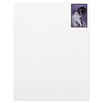 Young Woman Letterhead Template