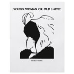 Young Woman Or Old Lady? (Optical Illusion) Flyer Design