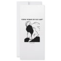 Young Woman Or Old Lady? (Optical Illusion) rack cards