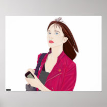 Young woman posters