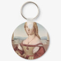 Young Woman With Unicorn keychains