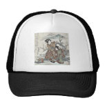 Young women walking a monkey by Ikeda,Eisen Trucker Hat