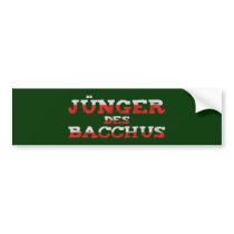 Younger the Bacchus Bumper Sticker