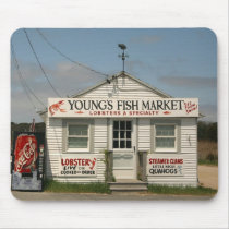 Young's Fish Market Mousepad by Firern439 Young's Fish Market Mousepad