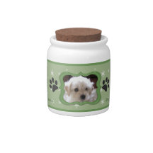 Your A Star Dog Treat Jar - Customize Photo Candy Dish