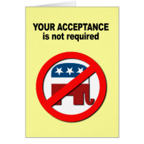 Your acceptance is not required card