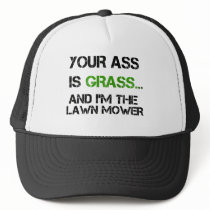 your ass is grass hats by jonnydowntown your ass is grass hats