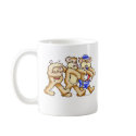 Your Average Working Bear On A Zombie Walk mugs