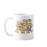 Your Average Working Bear On A Zombie Walk Mug