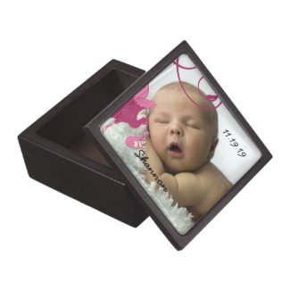 Your Baby Photo or Children's Photos Keepsake Box planetjillgiftbox