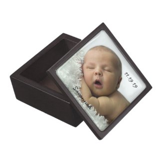 Your Baby Photo or Children's Photos Keepsake Box planetjillgiftbox