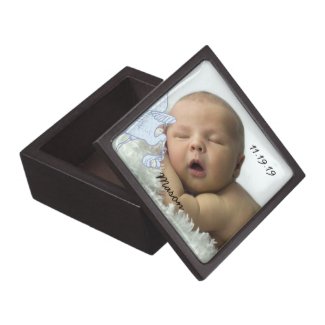 Your Baby Photo or Children's Photos Keepsake Box planetjillgiftbox