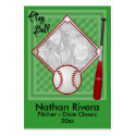 Your Baseball Trading Card business cards by SweetRascal Your Baseball Trading Card business cards