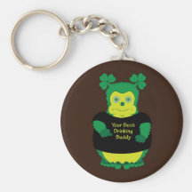 Your best drinking buddy - Irish funny keychain