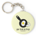 Your Brain On Drugs keychains
