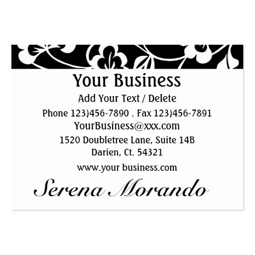 Your Business Card - SRF (back side)