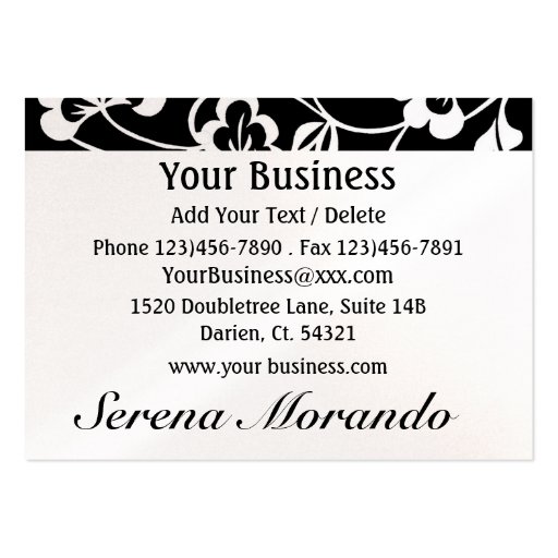 Your Business Card - SRF (back side)
