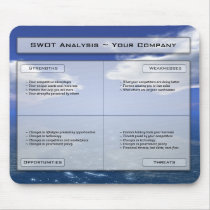 Your Business SWOT on a Mousepad.