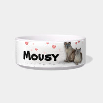 Your Cat's Name pet bowls