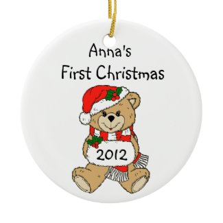Your Child&#39;s Name First Christmas Ornament 2012