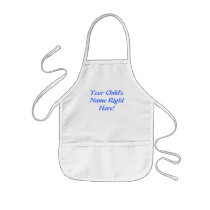 Your Child's Name Right Here! aprons