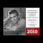 YOUR COLOR - 2010 Graduation Invitation Postcard