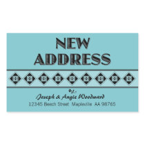 Your Color Choice! Custom New Address Stickers stickers