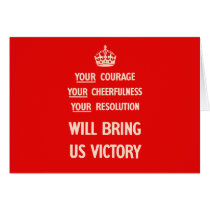 Your Courage Your Cheerfulness Your Resolution cards