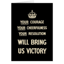 Your Courage Your Cheerfulness Your Resolution cards