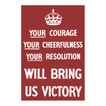 Your Courage Your Cheerfulness Your Resolution posters