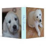 Your cute pet on a binder