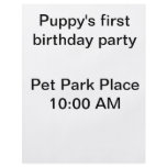 Your cutest dog on a flyer