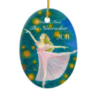 Your Dancer's First Nutcracker Oval Ornament ornament