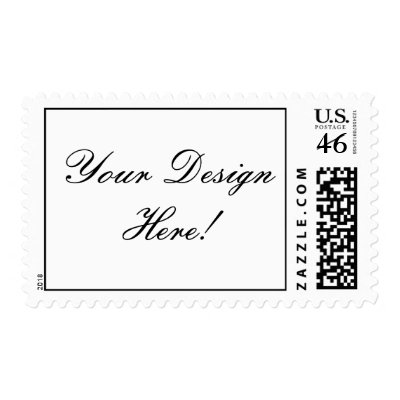 Your Design Here! Custom Wedding Postage Stamp by ZazzleWeddings