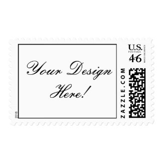 Your Design Here! Customizable Wed Postage Stamp stamp